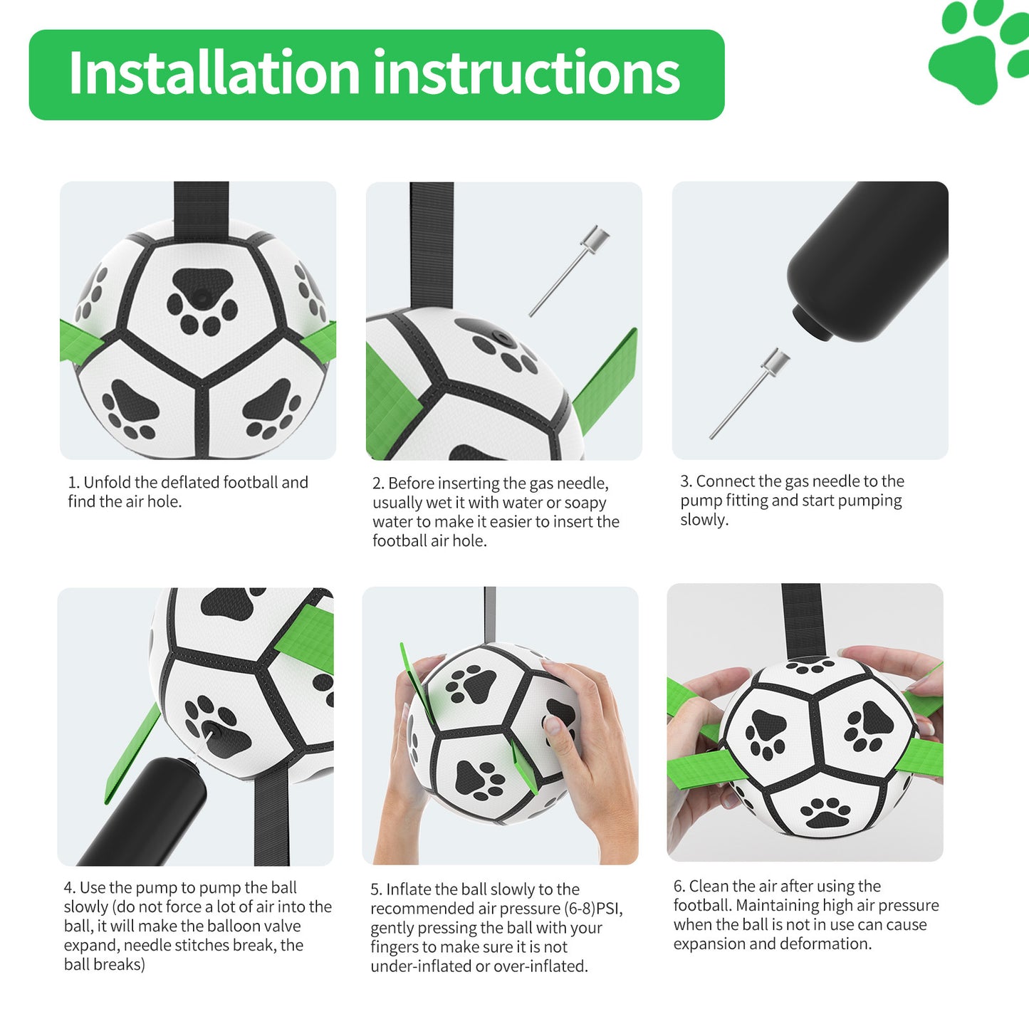 Interactive Dog Ball Toy - Dog Soccer Balls