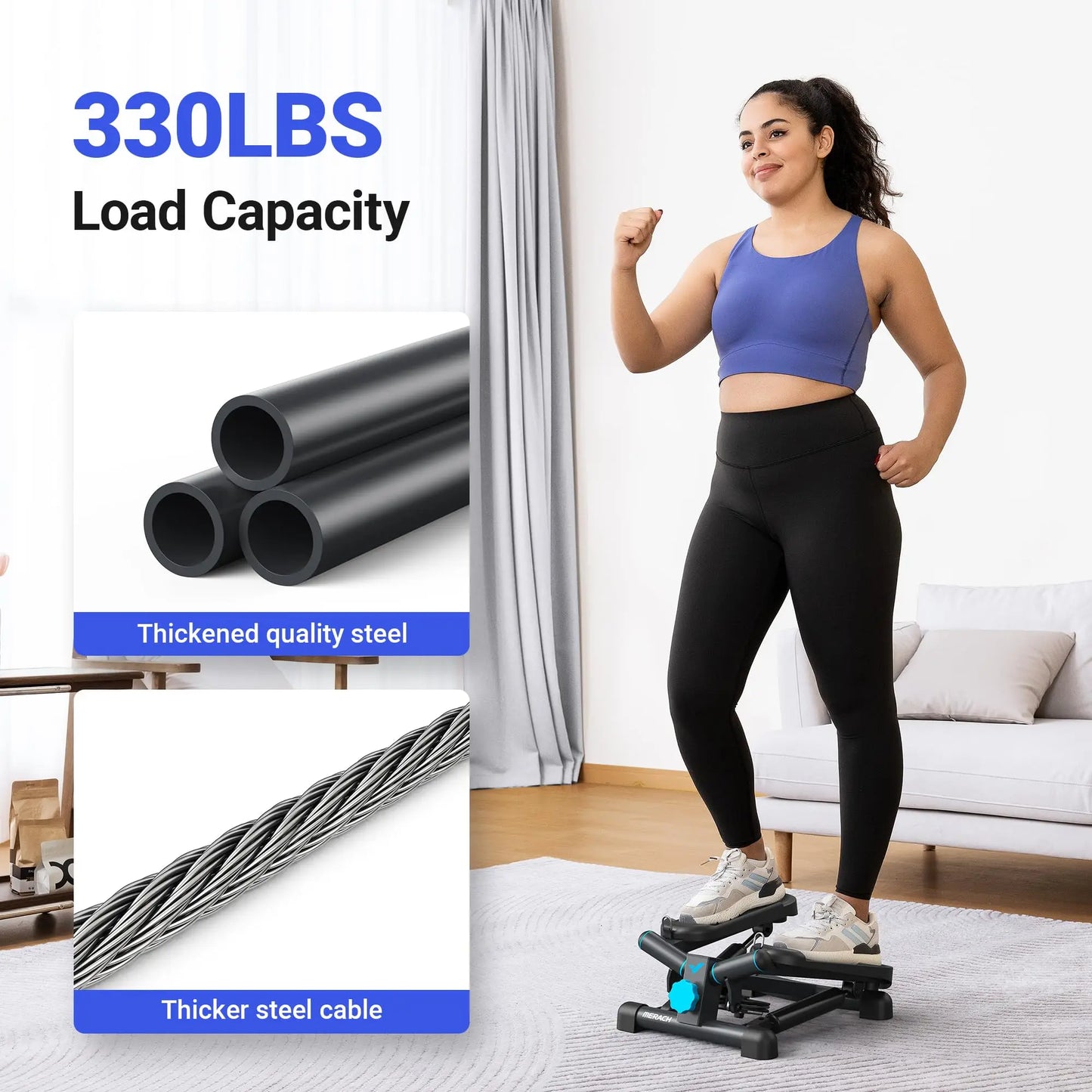 Exercise Twist Stair Stepper for Home Fitness