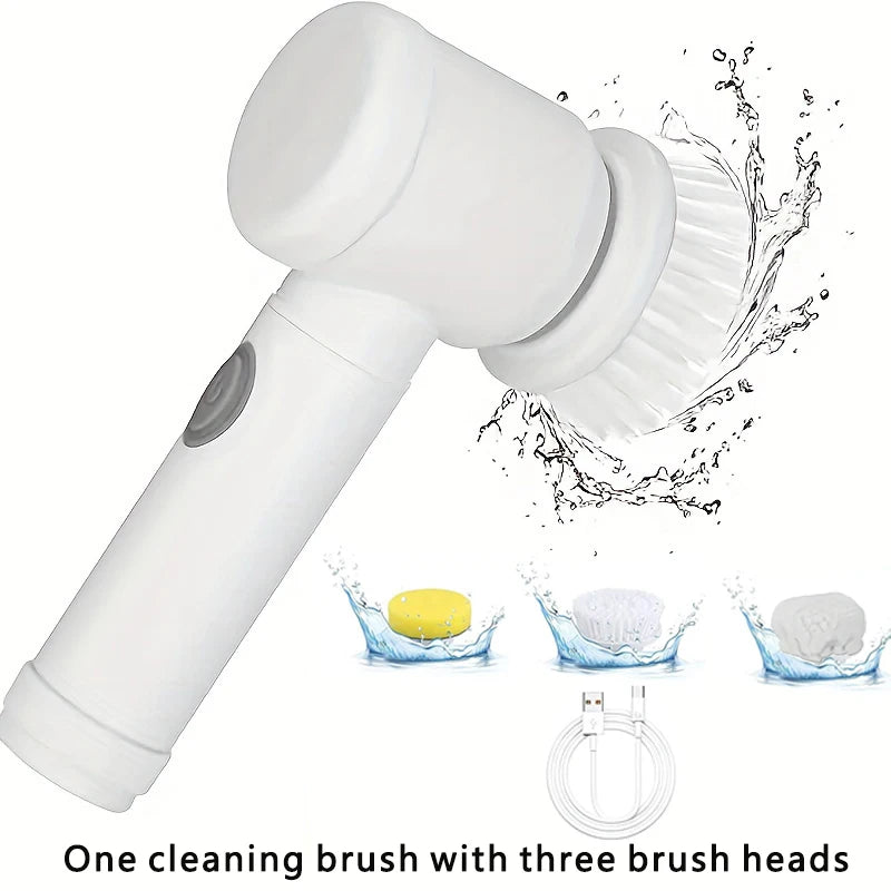 3-1 Electric Cleaning Brush Spin Scrubber