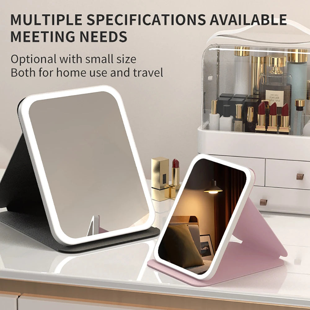 Rechargeable Dimmable LED Makeup Mirror