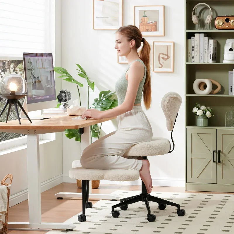 Ergonomic Cross-Legged Chair