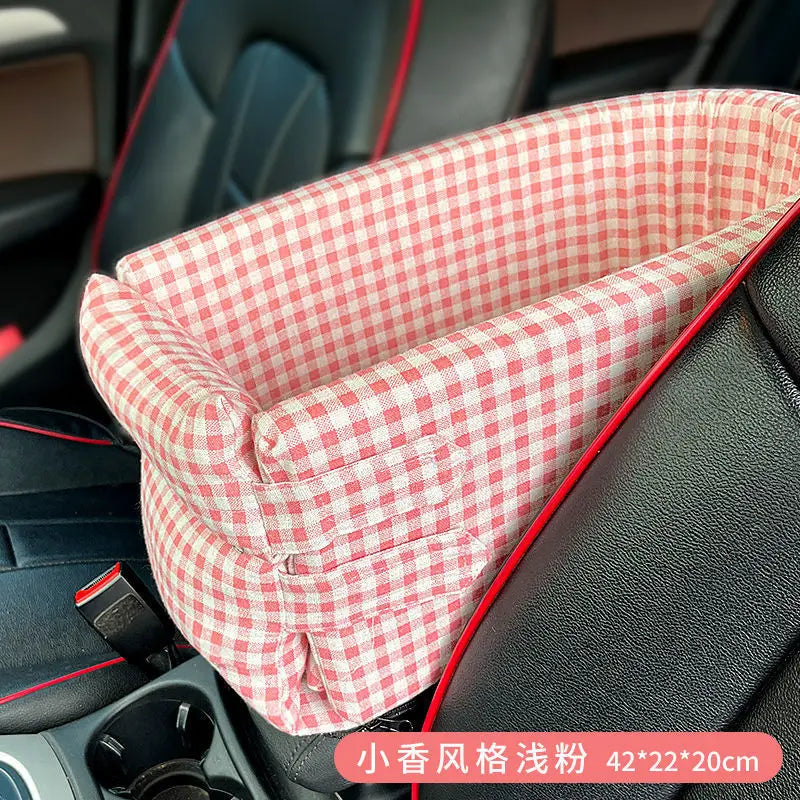 Car Central Dog Car Seat Bed Portable Carrier