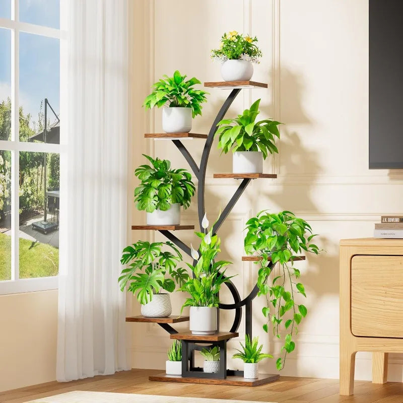 8 Tiered Plant Stand with Grow Lights