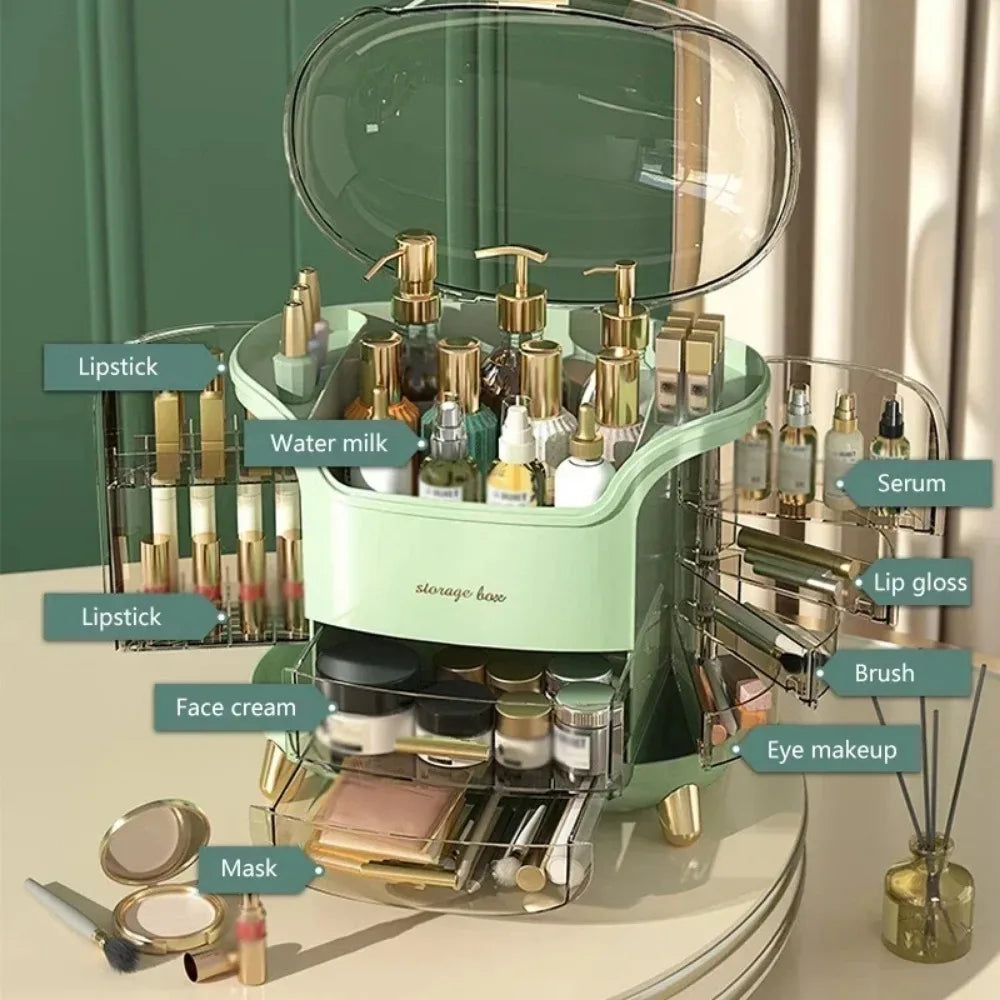 Makeup Organizer Transparent Jewelry Cosmetic Storage Box