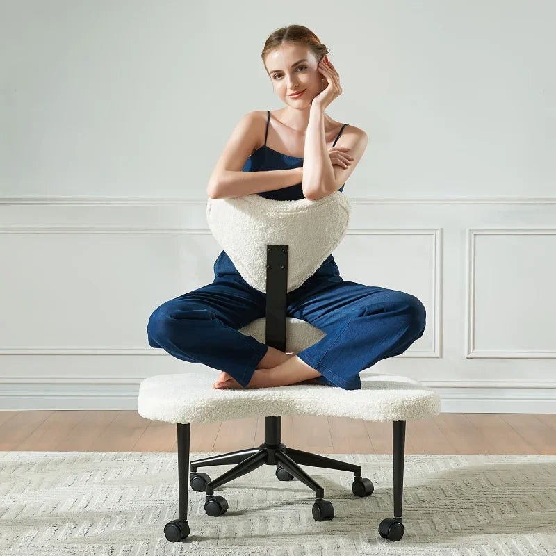 Ergonomic Cross-Legged Chair