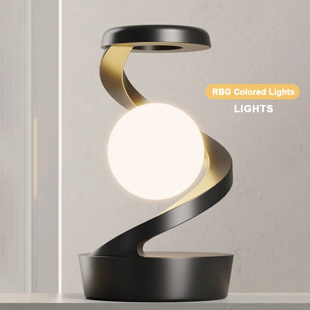 3D Levitating Ball Lamp with Wireless Phone Charger