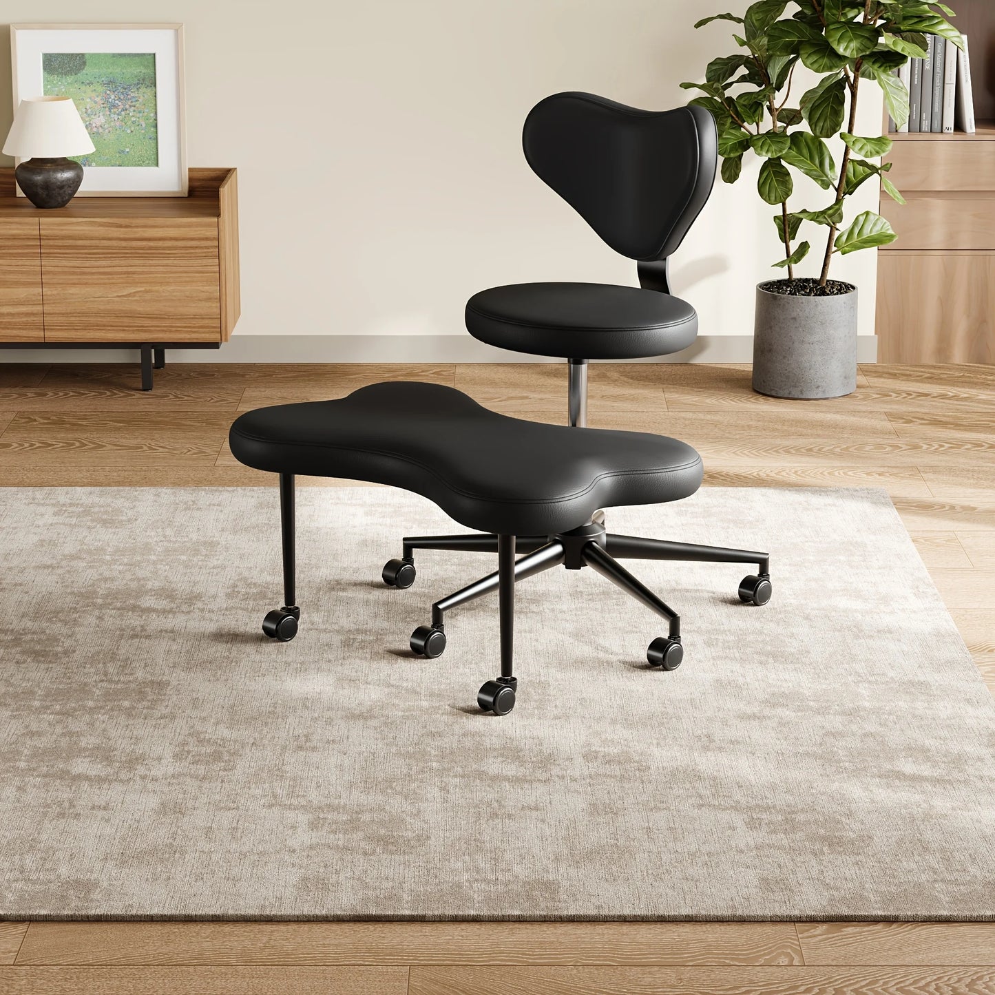 Ergonomic Cross-Legged Chair