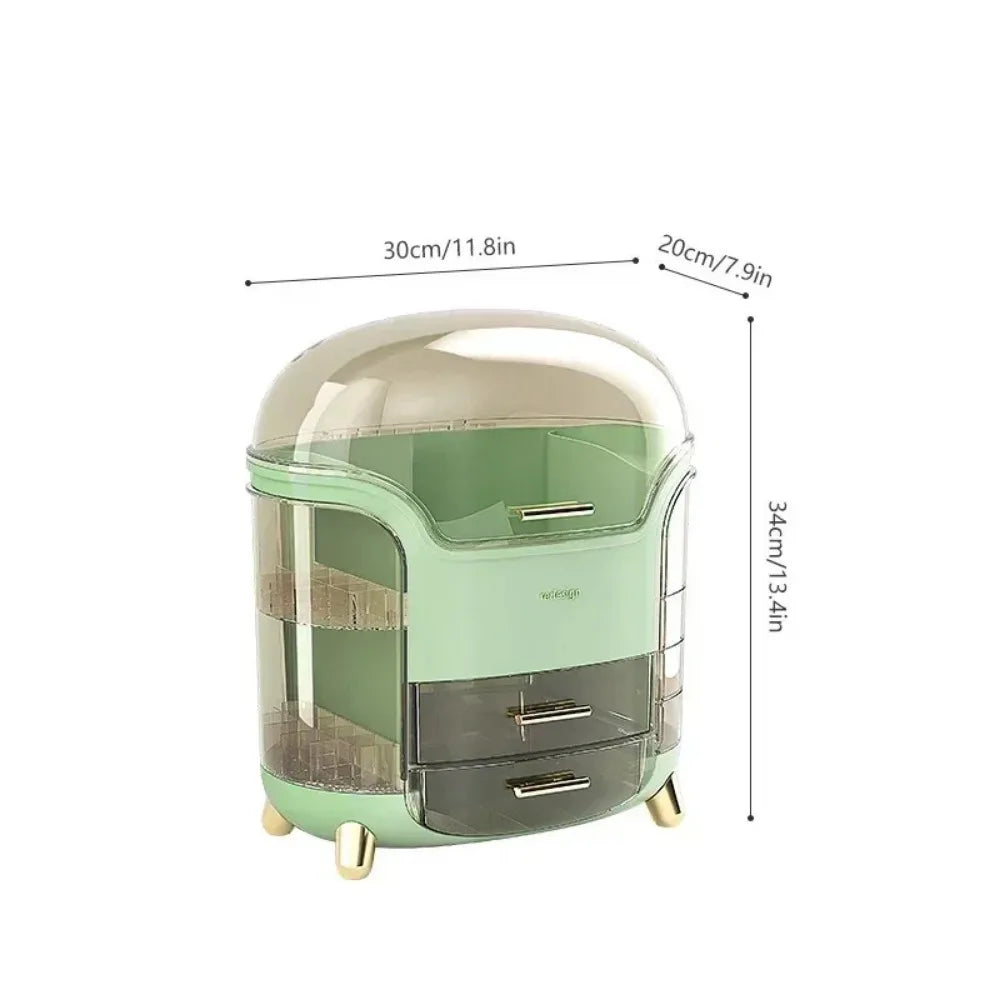 Makeup Organizer Transparent Jewelry Cosmetic Storage Box
