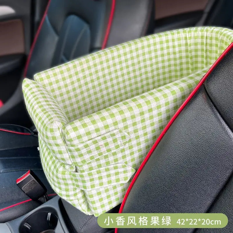 Car Central Dog Car Seat Bed Portable Carrier