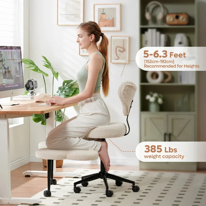 Ergonomic Cross-Legged Chair