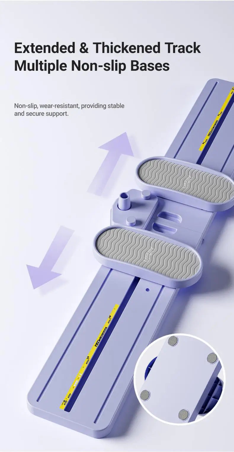 "Foldable 3-in-1 Ski Trainer: Leg, Pelvic & Hip Strengthener