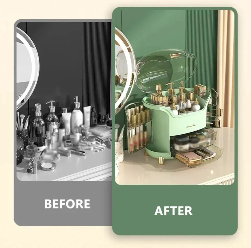 Makeup Organizer Transparent Jewelry Cosmetic Storage Box