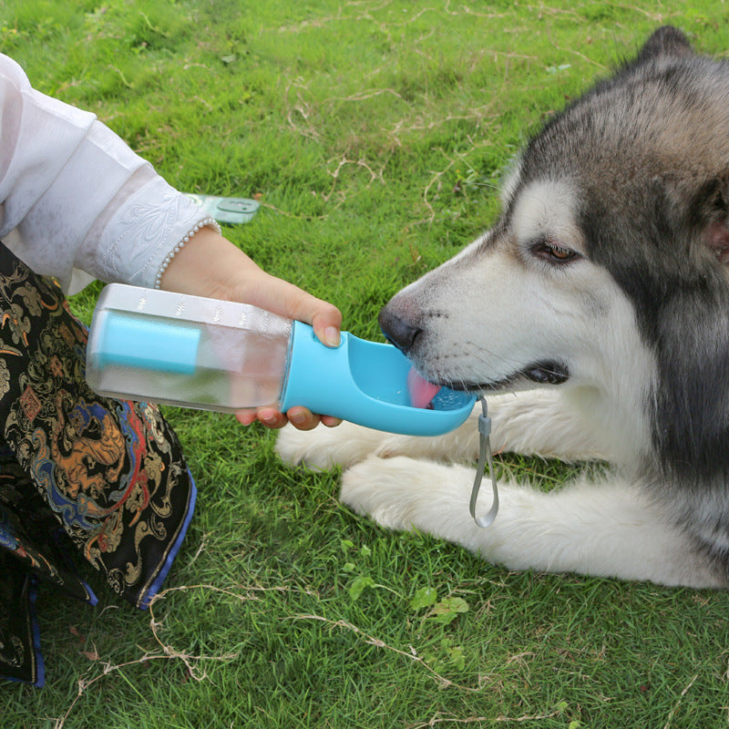 Portable Cat Dog Water Bottle Food Feeder3 In 1