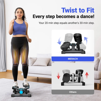 Exercise Twist Stair Stepper for Home Fitness