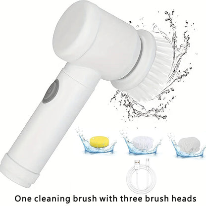 3-1 Electric Cleaning Brush Spin Scrubber