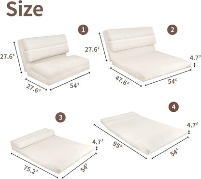 Extra Wider Soft Bean Bag Sofa Bed