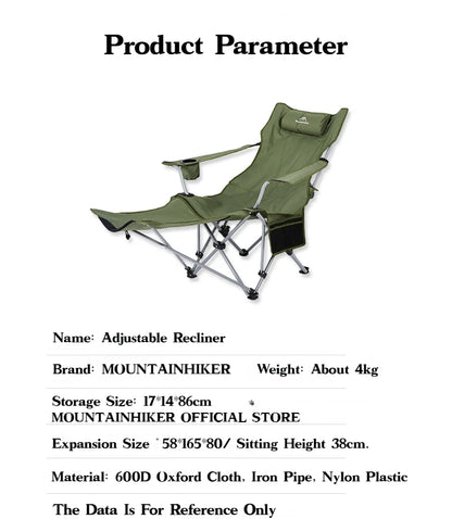 Outdoor Camping Chair Portable Ultra Light