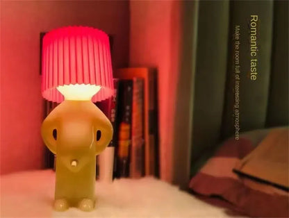 Boy Night Light Shy Man Lamp