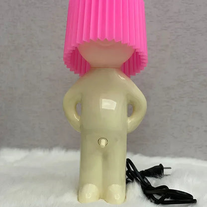Boy Night Light Shy Man Lamp