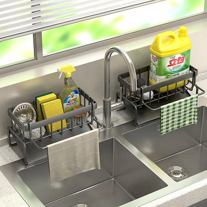 Kitchen Sink Drain Rack Shelf Organizer