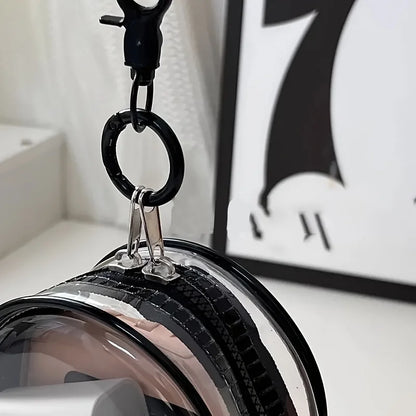 Portable Mini Clear Zipper Storage Bag