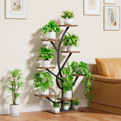 8 Tiered Plant Stand with Grow Lights