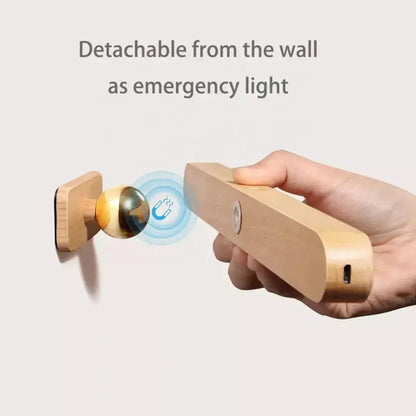 Wooden Cordless LED Night Light