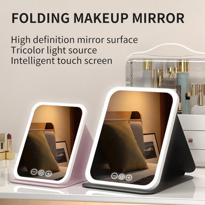 Rechargeable Dimmable LED Makeup Mirror