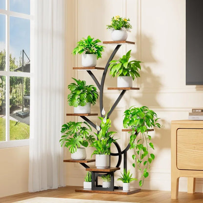 8 Tiered Plant Stand with Grow Lights