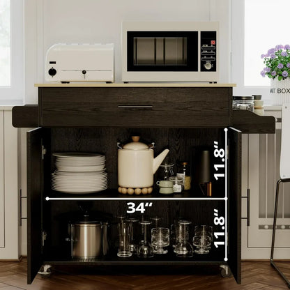 Rolling Kitchen Island Table
