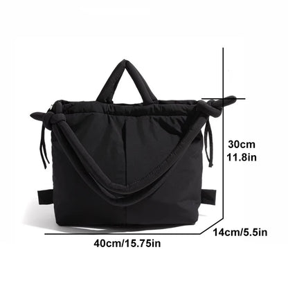 Casual designer soft puffer shoulder crossbody bags