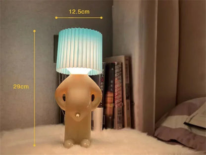 Boy Night Light Shy Man Lamp