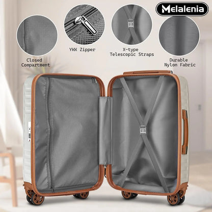 Luggage Sets 7 Piece Suitcase Set W