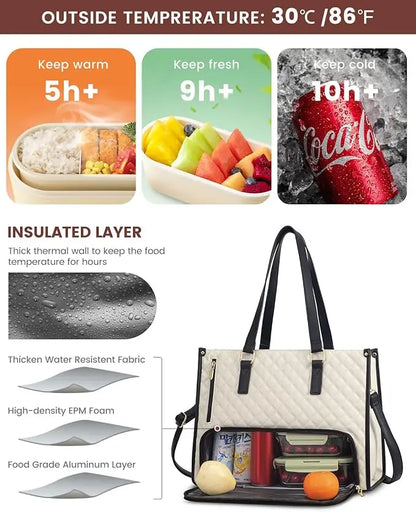 New Functionality Travel Tote Bag  Laptop & Lunch