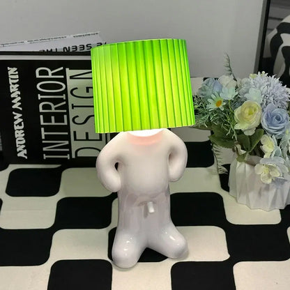Boy Night Light Shy Man Lamp