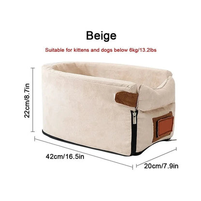 Car Central Dog Car Seat Bed Portable Carrier