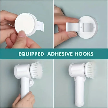 3-1 Electric Cleaning Brush Spin Scrubber