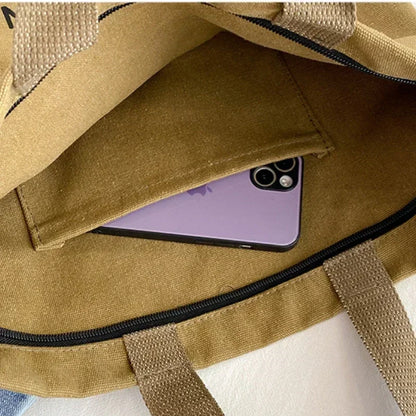 Japanese Canvas Simple Cross-body Bag (unisex)