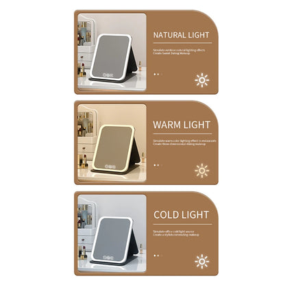 Rechargeable Dimmable LED Makeup Mirror