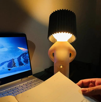 Boy Night Light Shy Man Lamp