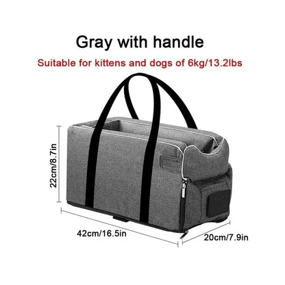 Car Central Dog Car Seat Bed Portable Carrier