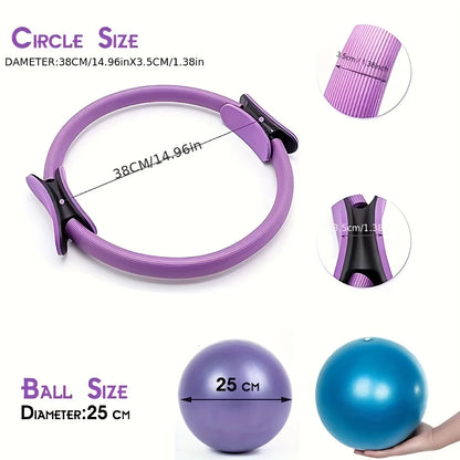 5 Piece Pilates and Yoga Equipment Set