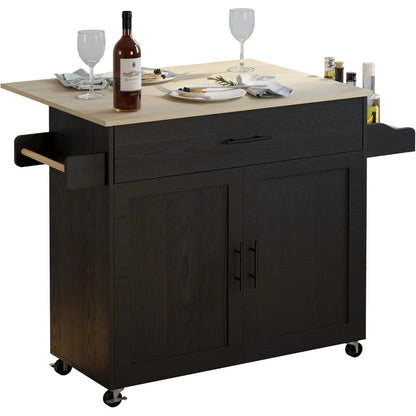 Rolling Kitchen Island Table