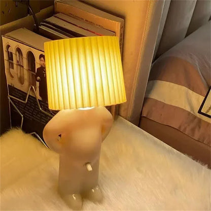Boy Night Light Shy Man Lamp