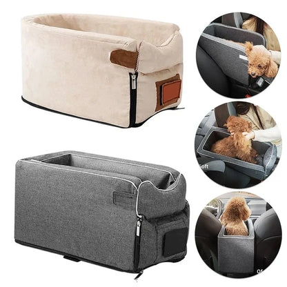 Car Central Dog Car Seat Bed Portable Carrier