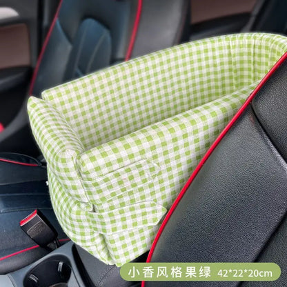 Car Central Dog Car Seat Bed Portable Carrier