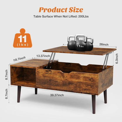 Coffee Table, Lift Top For Living Room