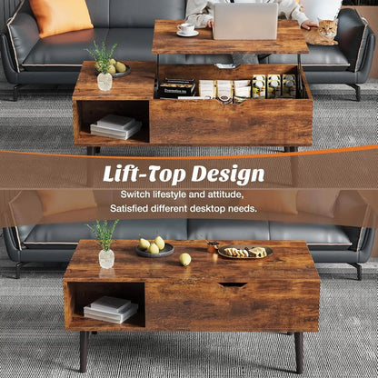 Coffee Table, Lift Top For Living Room