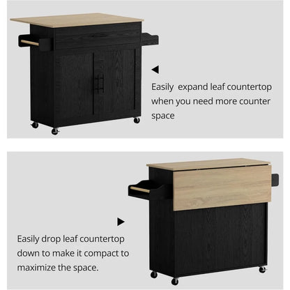 Rolling Kitchen Island Table