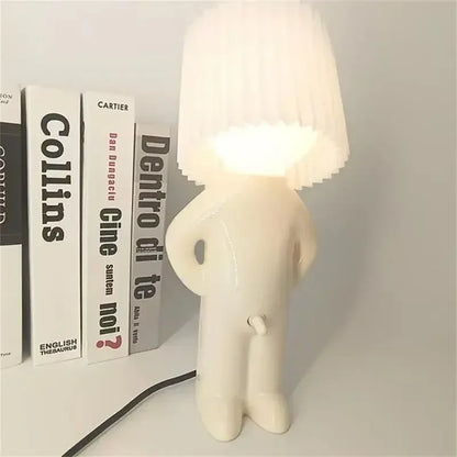 Boy Night Light Shy Man Lamp